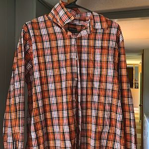Mens button down casual shirt L.